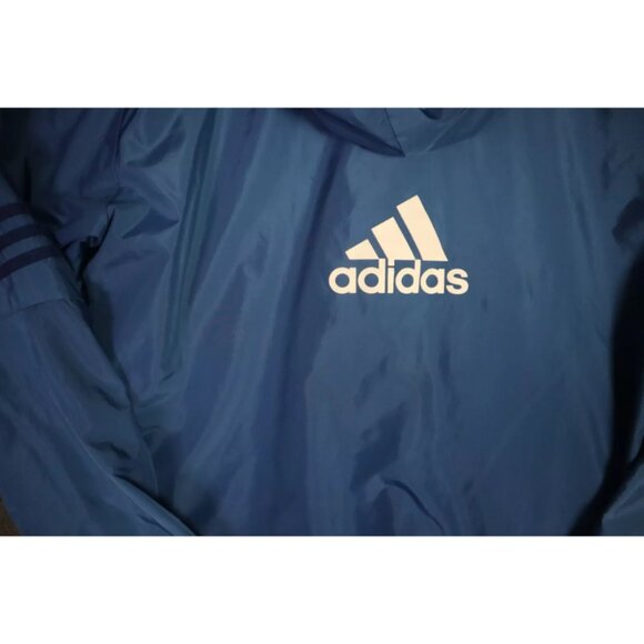 Adidas Climaproof Track Jacket Adult XL Blue Boston Marathon Hooded Logo Graphic - Picture 7 of 10